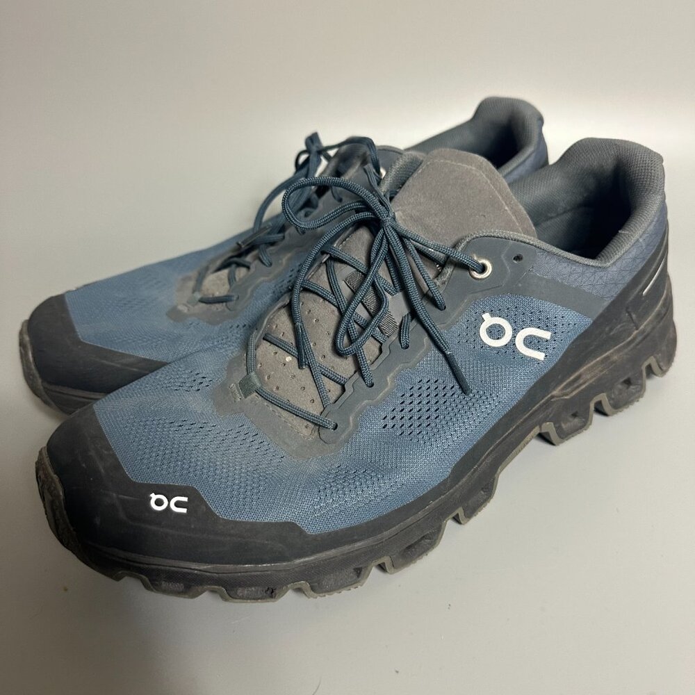 On Cloud Cloudventure Waterproof Trail Shoe Men 13 Running Train blue ShadowRock - Picture 2 of 8